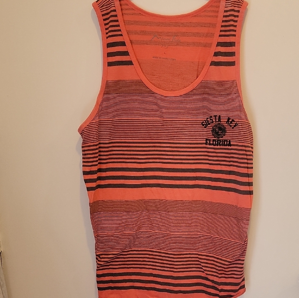 Siesta Key Coral Graphic Tank